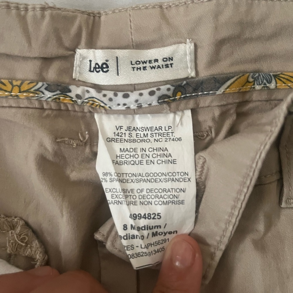 Beige shorts women